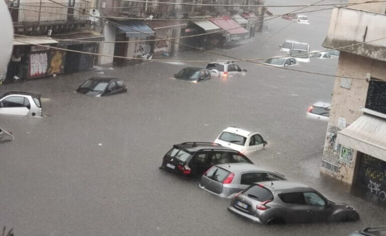 Catania sott'acqua