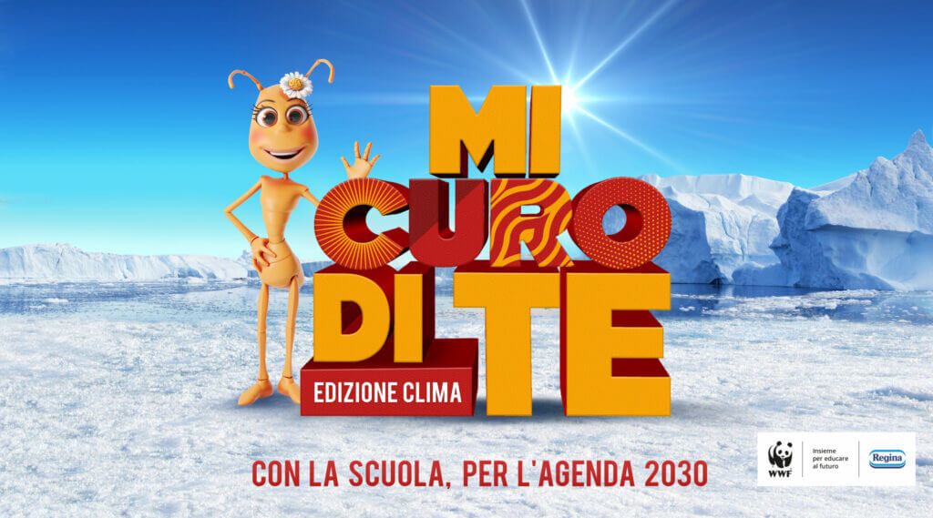 Visual del progetto "Mi Curo di Te" con Sofidel 