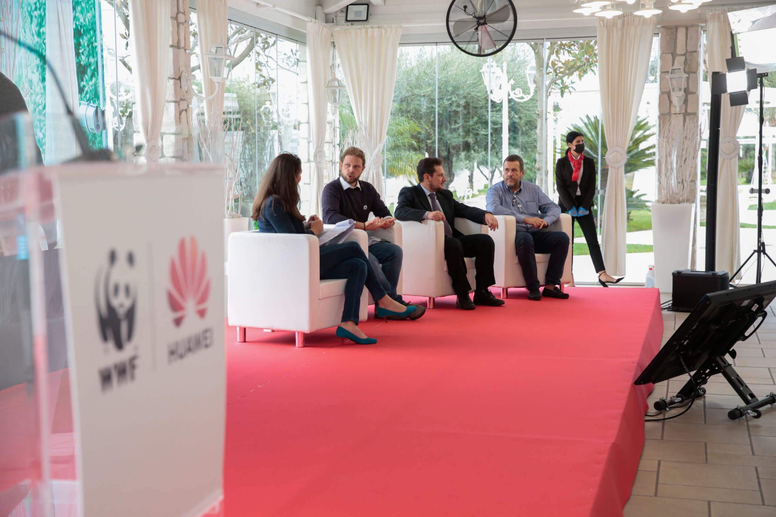 Evento WWF e Huawei ad Astroni