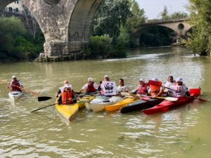 canoe sul fiume