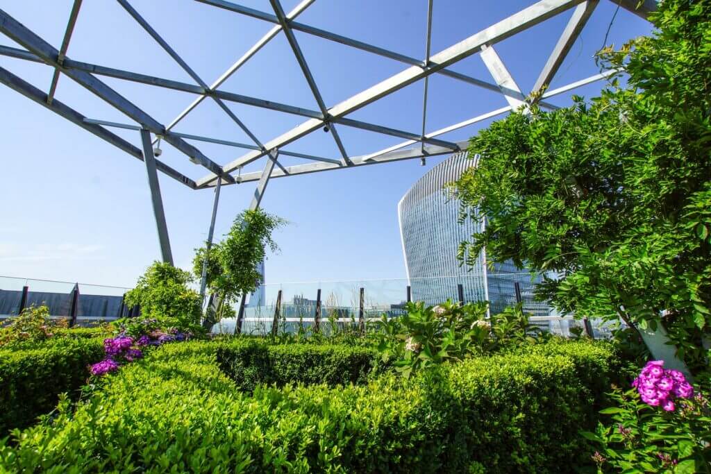 Verde a Londra, sky garden 